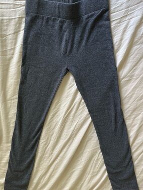 Ann Taylor Gray Cotton Blend Leggings